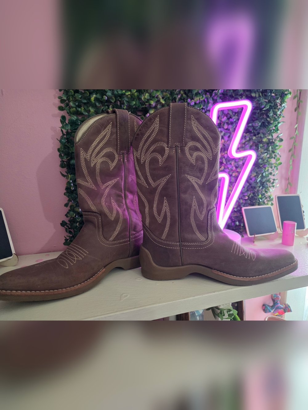 Kenneth Cole Reaction Women’s Western Riding Boots - Classic Embroidered Style